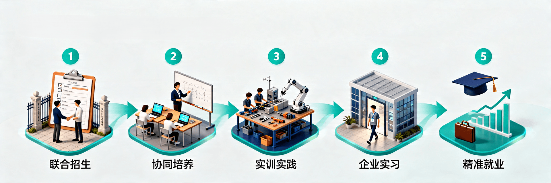 从招生到就业全流程合作模式