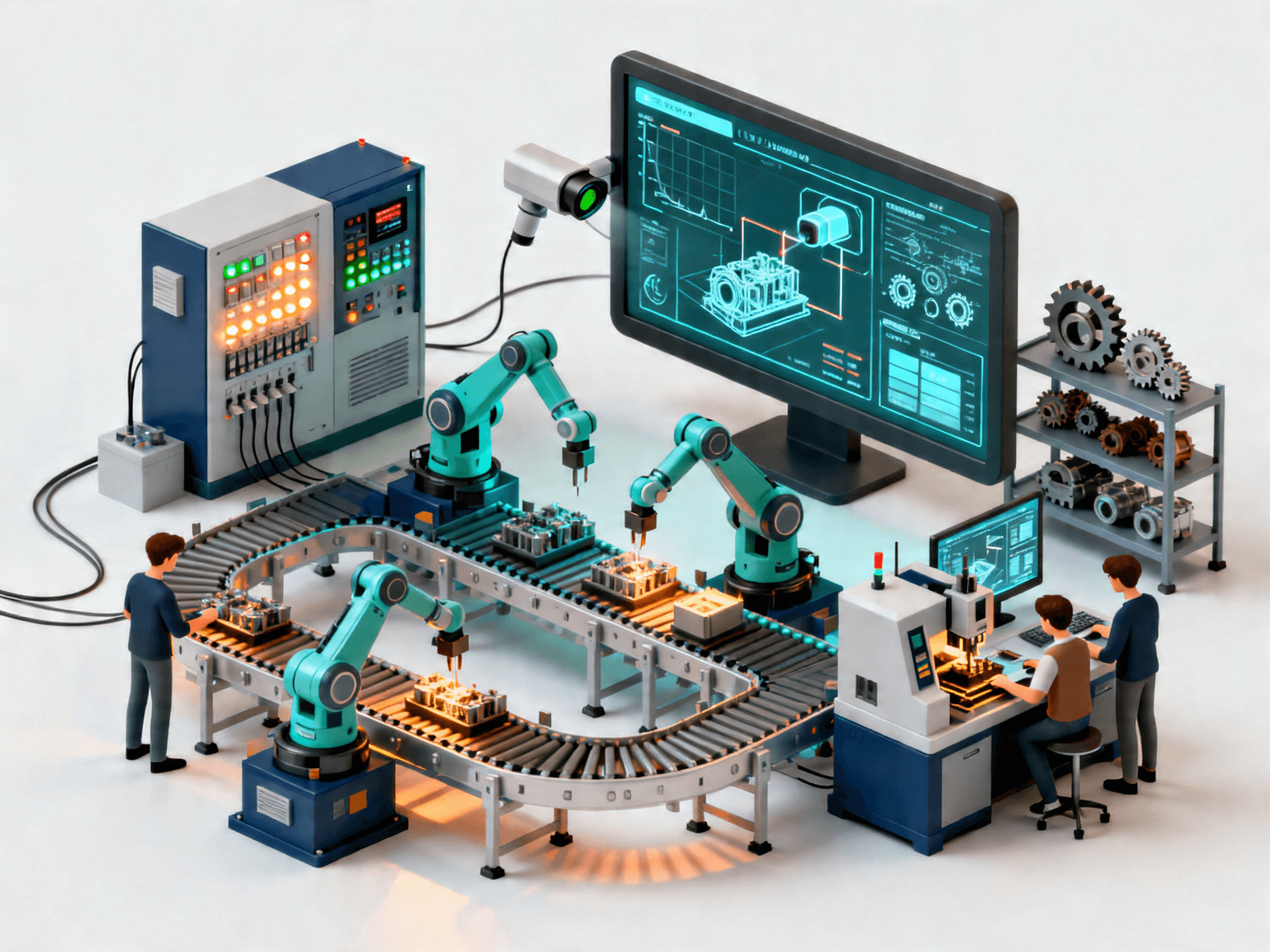 智能制造产业学院实训场景