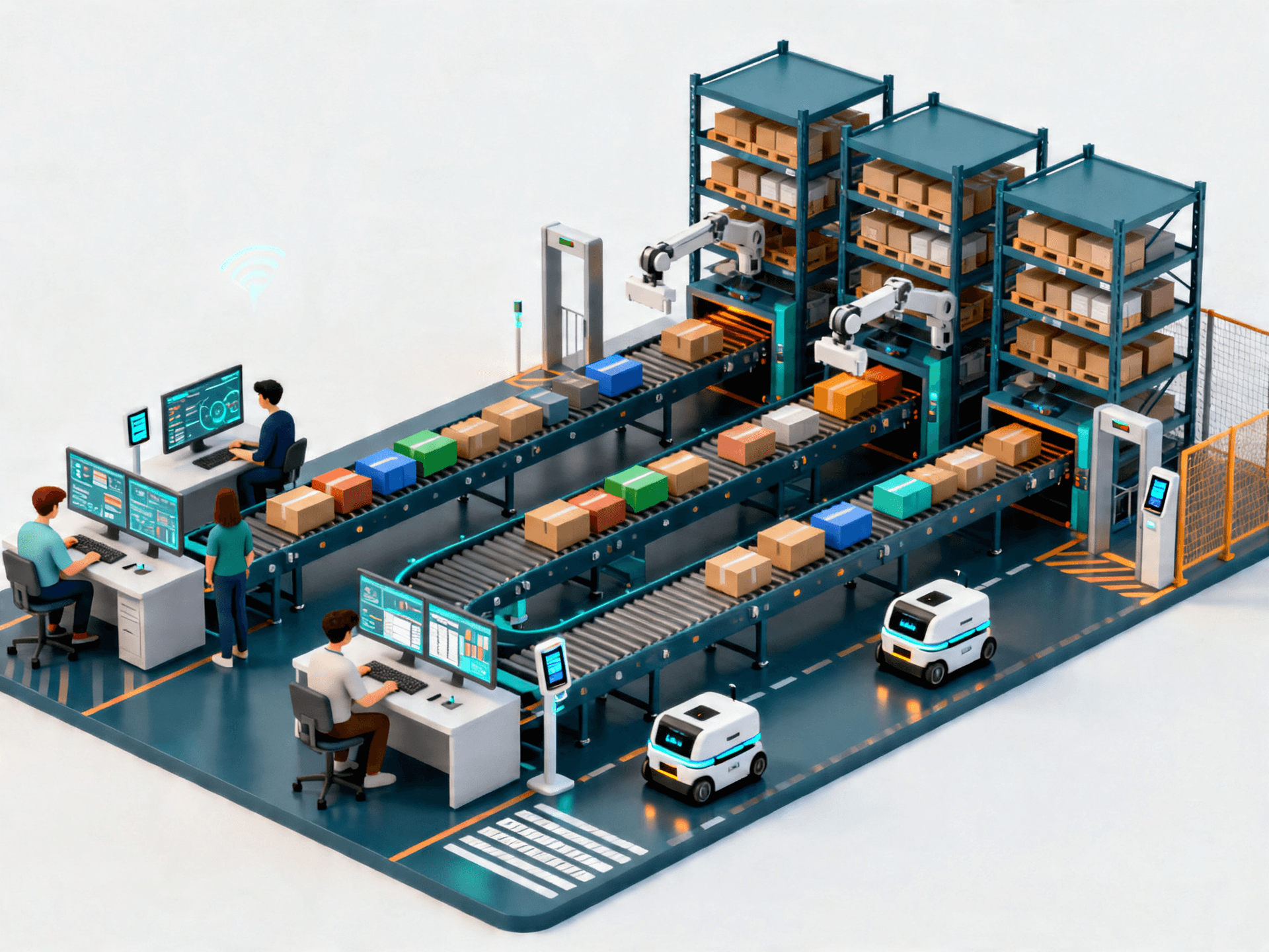 顺丰智慧物流产业学院实训场景